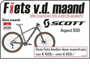 Fiets van de Maand Juni ’26